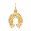 10k Small Horseshoe Charm
