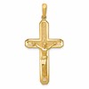 10k Polished Crucifix Pendant