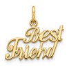 10K BEST FRIEND Charm