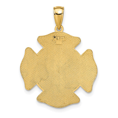 10k ST. FLORIAN PROTECT US / FD Fire Dept. Pendant
