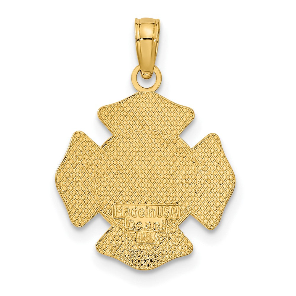 10k ST. FLORIAN PROTECT US / FD Fire Dept. Pendant
