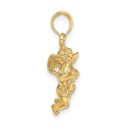 10k Cupid with Bow and Arrow Charm
