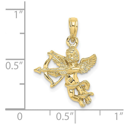 10k Cupid with Bow and Arrow Charm