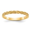 10K Diamond-cut Rope Band