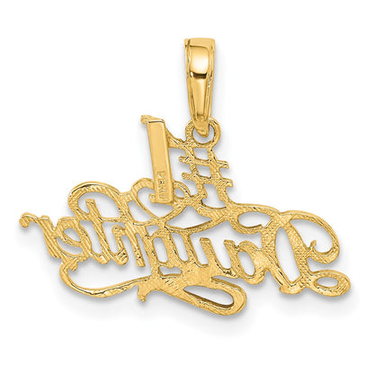 10k #1 DAUGHTER Script Pendant