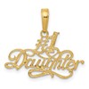 10k #1 DAUGHTER Script Pendant