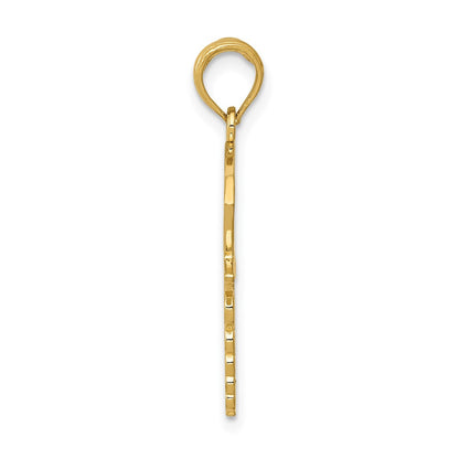 10k Caduceus with Nurses Cap Pendant