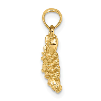10K 3-D Scorpio Zodiac Pendant