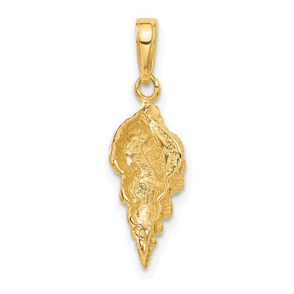 10k Conch Shell Pendant