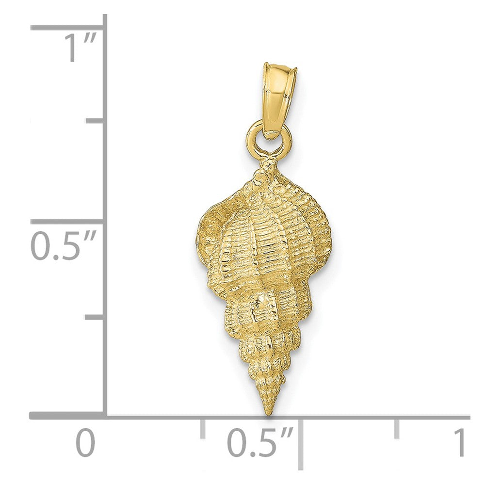 10k Conch Shell Pendant