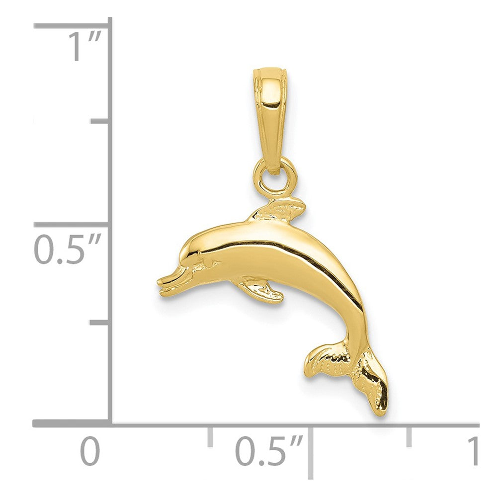 10k Dolphin Pendant