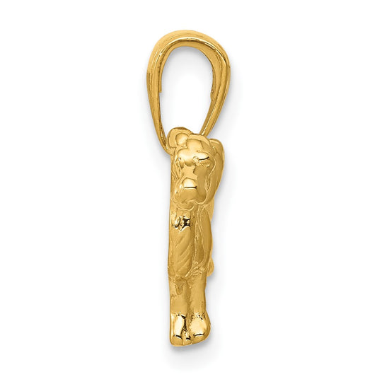 10k Springer Spaniel Dog Pendant