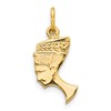 10k Solid Bust of Nefertiti Charm