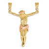 10k Two-tone Rose Large Corpus Pendant