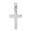 10k White Gold Polished Latin Cross Pendant