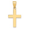 10k Polished Latin Cross Charm