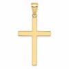 10k Polished Large Cross Pendant