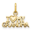 10K I Heart MY GRANDMA Charm