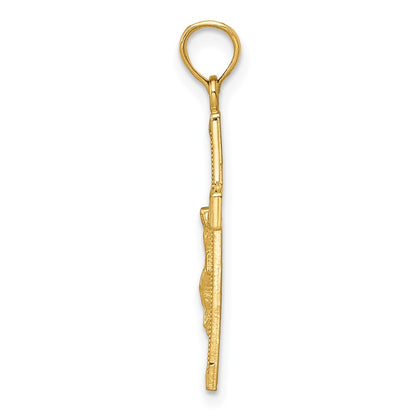 10k Crucifix Pendant