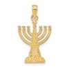 10K Menorah Pendant