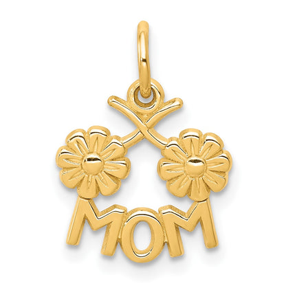 10K MOM with Flowers Charm