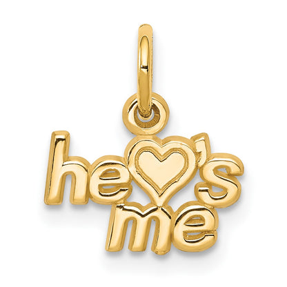 10K HE Hearts ME Charm