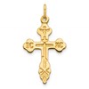 10K Eastern Orthodox Cross Charm
