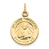 10K Round St. Jude Medal Charm