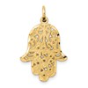 10k Filigree Chamseh Charm