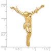 10k Solid Polished Corpus Pendant
