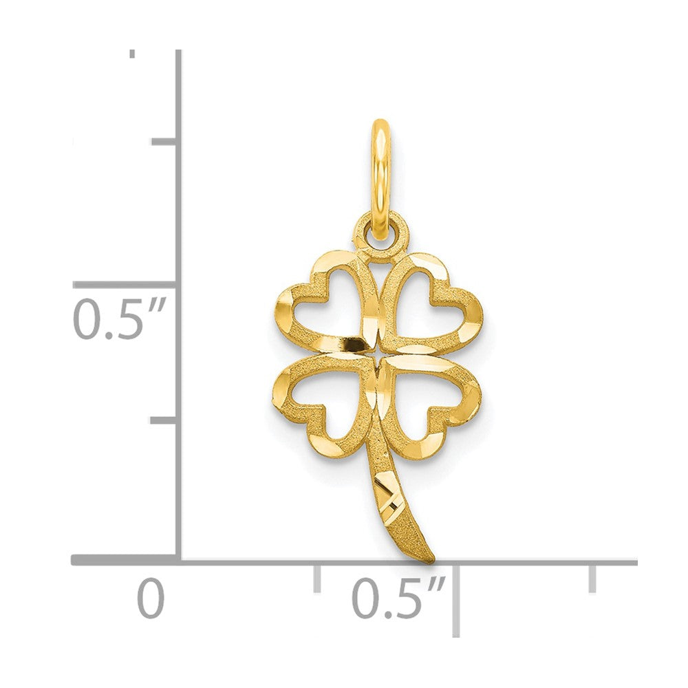 10k 4-Leaf Clover Pendant