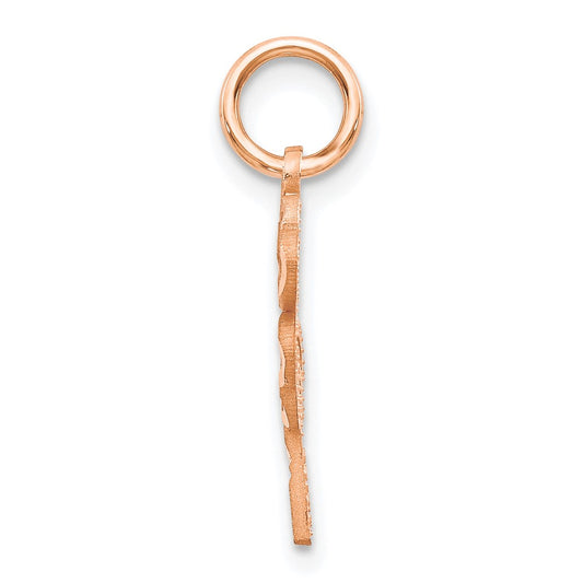 10k Rose Gold 4-Leaf Clover Pendant