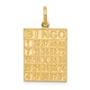 10k Solid BINGO Card Charm