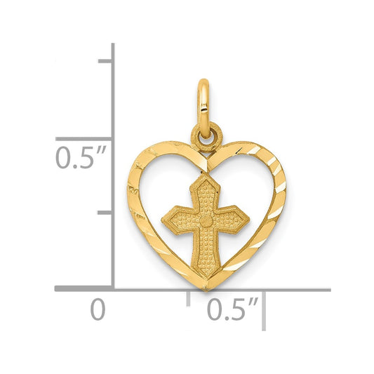 10k Cross Charm