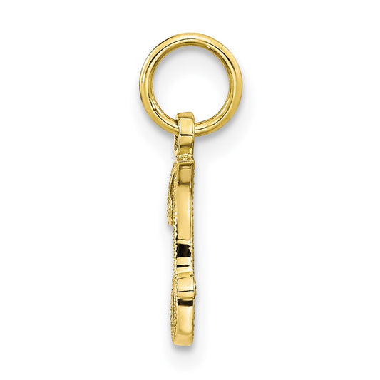 10k Small Script Initial I Charm