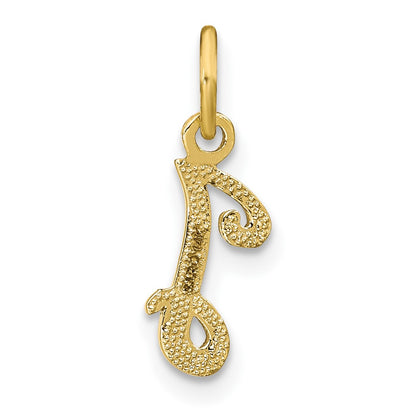 10k Small Script Initial I Charm