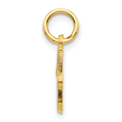 10k Small Script Initial J Charm