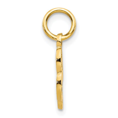 10k Small Script Initial L Charm