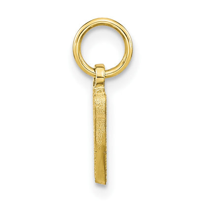 10k Small Script Initial W Charm