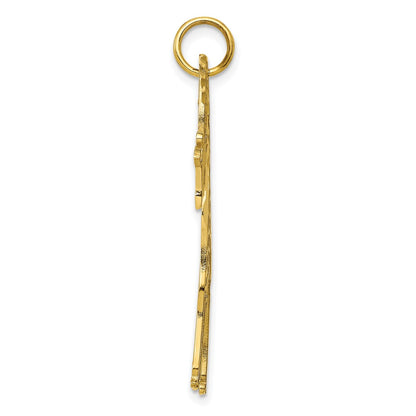 10k Large Cut-out Giraffe Charm