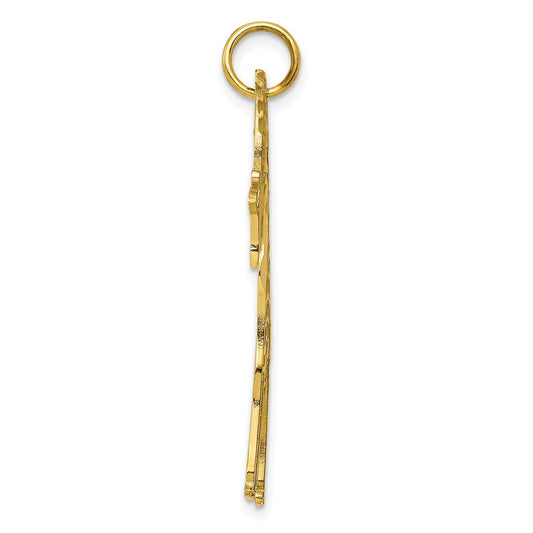 10k Large Cut-out Giraffe Charm