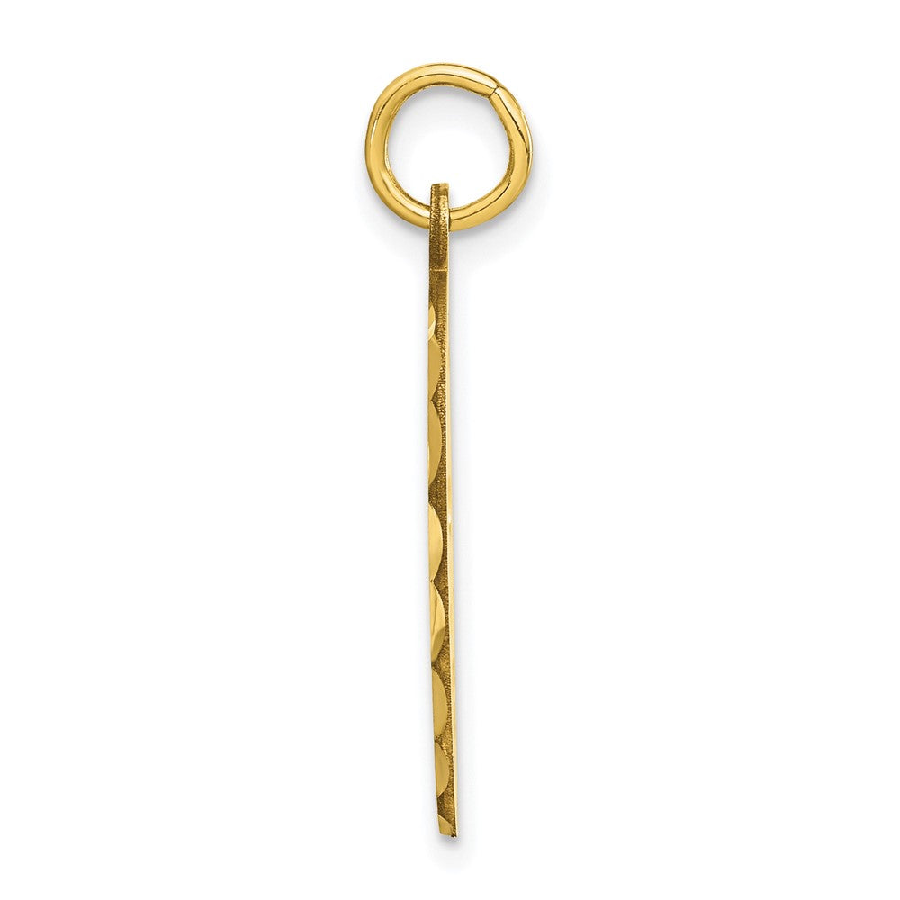 10k Cut-out Hockey Mask Charm