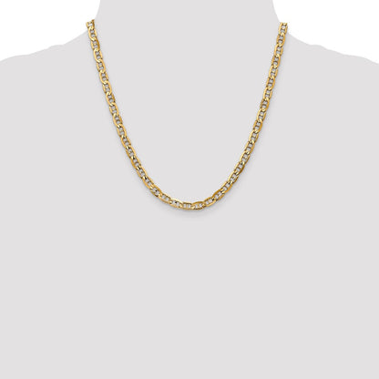10K 5.25mm Concave Anchor Chain