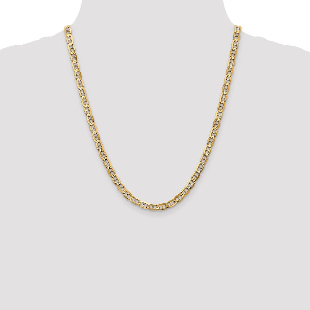 10K 5.25mm Concave Anchor Chain