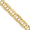 10K 5.25mm Concave Anchor Chain