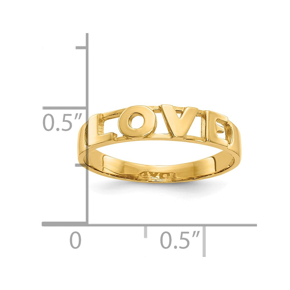 10K LOVE Ring
