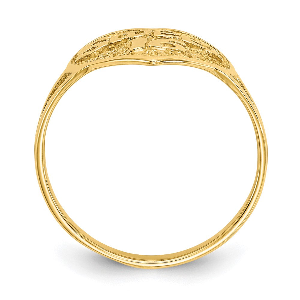 10K SWEET 16 Heart Ring