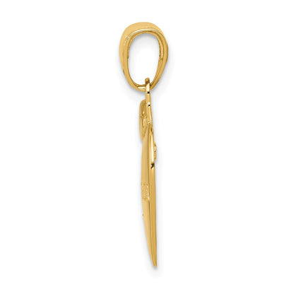 10k #1 TEACHER Apple Pendant