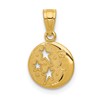 10k Moon and Stars Pendant