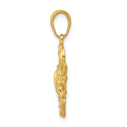 10K Scorpion Pendant